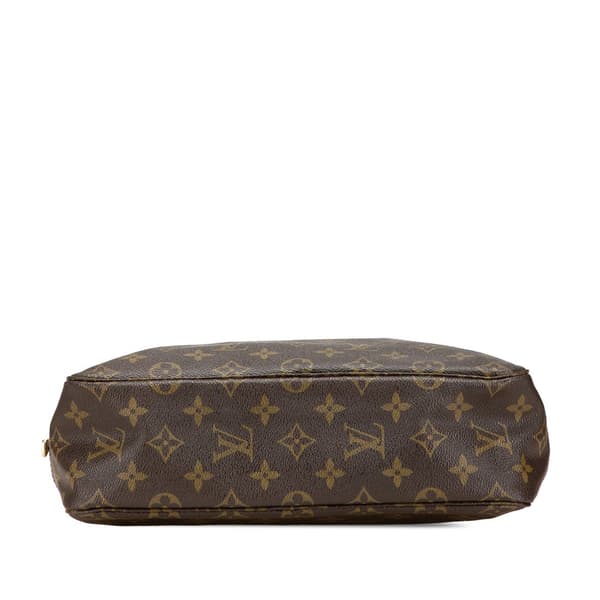 Pre-owned Louis Vuitton Monogram Trousse Toilette 28 Brown