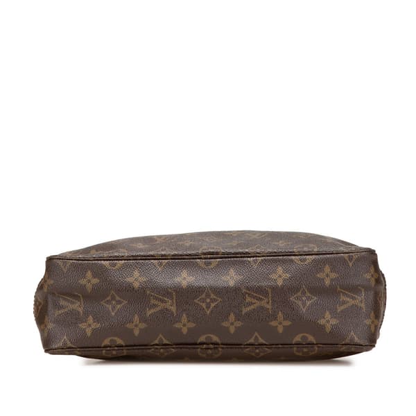 Pre-owned Louis Vuitton Monogram Trousse Toilette 28 Brown