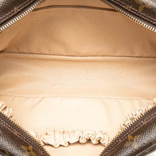 Pre-owned Louis Vuitton Monogram Trousse Toilette 28 Brown