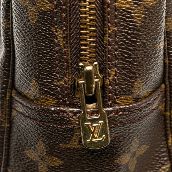 Pre-owned Louis Vuitton Monogram Trousse Toilette 28 Brown