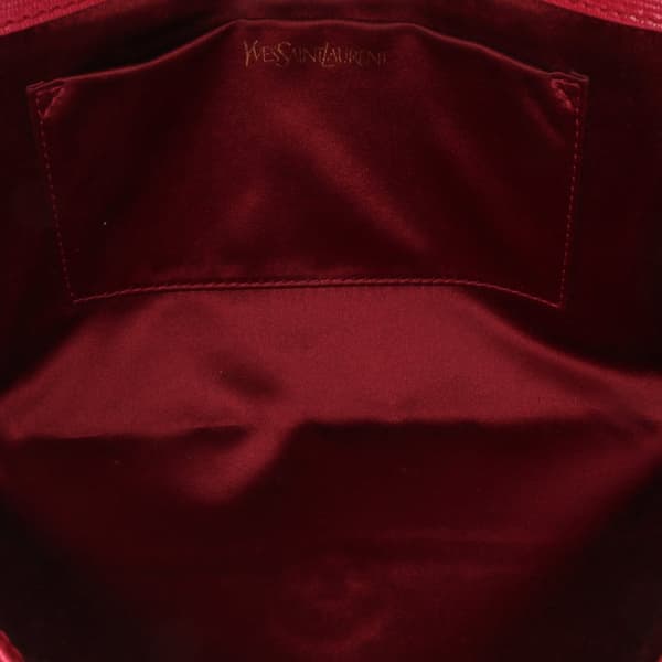 Pre-owned Yves Saint Laurent Leather Chyc Ligne Clutch Pink