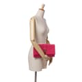 Miniatyrbilde 7 av 7: Pre-owned Yves Saint Laurent Leather Chyc Ligne Clutch Pink