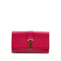 Miniatyrbilde 1 av 7: Pre-owned Yves Saint Laurent Leather Chyc Ligne Clutch Pink