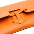 Pikkukuva 7 / 8: Pre-owned Hermès Chamonix Maharani Clutch Orange