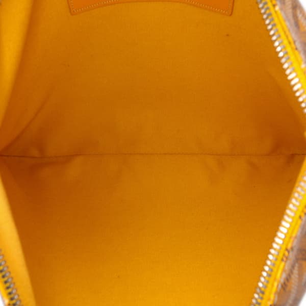 Pre-owned Goyard Goyardine Senat MM Yellow