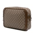 Miniatyrbilde 2 av 10: Pre-owned Gucci Diamante Coated Canvas Clutch Brown