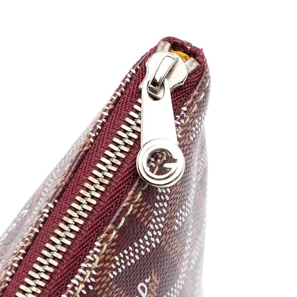 Pre-owned Goyard Goyardine Senat MM Red