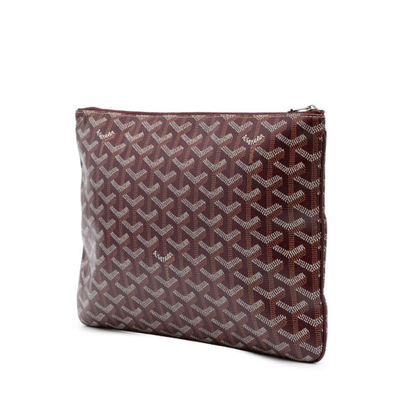 Pre-owned Goyard Goyardine Senat MM Red