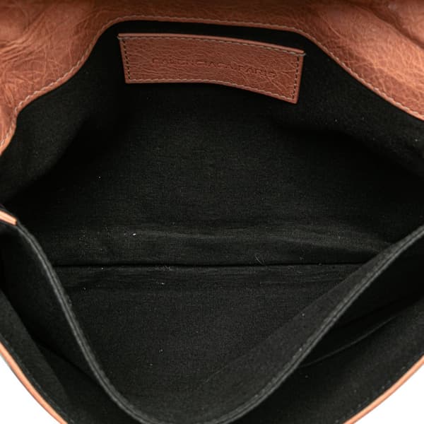 Pre-owned Balenciaga Lambskin Motocross Classic Envelope Clutch Pink