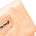 Miniatyrbillede 9 af 10: Pre-owned Balenciaga Lambskin Motocross Classic Envelope Clutch Pink