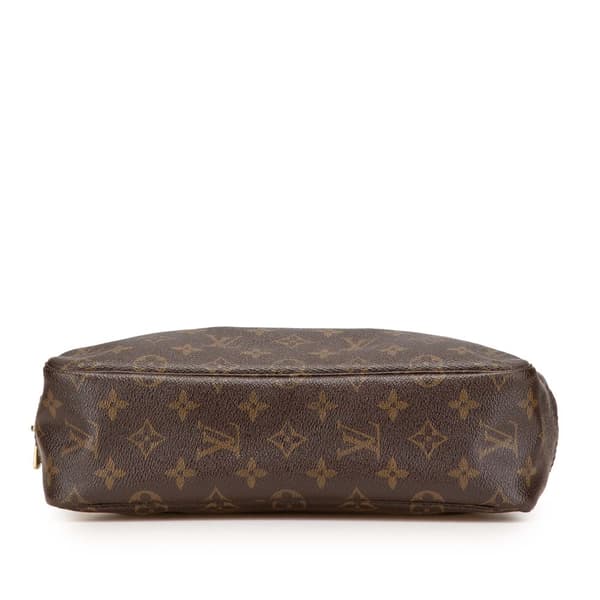 Pre-owned Louis Vuitton Monogram Trousse Toilette 28 Brown