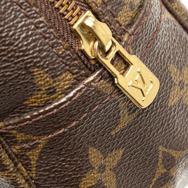 Pre-owned Louis Vuitton Monogram Trousse Toilette 28 Brown