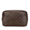 Miniatyrbilde 1 av 10: Pre-owned Louis Vuitton Monogram Trousse Toilette 28 Brown