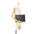 Miniatyrbilde 10 av 10: Pre-owned Saint Laurent Leather Star Clutch Blue