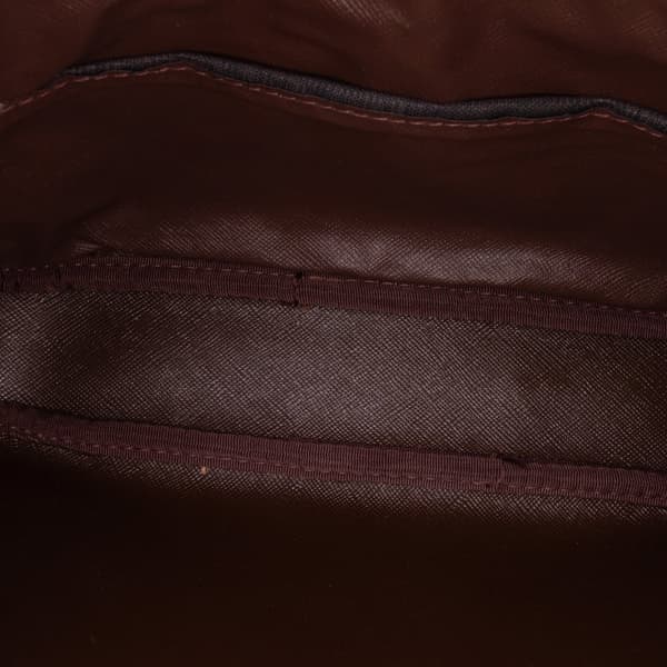 Pre-owned Burberry Vintage Check Canvas Clutch Brown