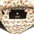 Miniatyrbilde 5 av 10: Pre-owned Prada Satin Applique Clutch Black