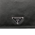 Miniatyrbilde 7 av 10: Pre-owned Prada Satin Applique Clutch Black