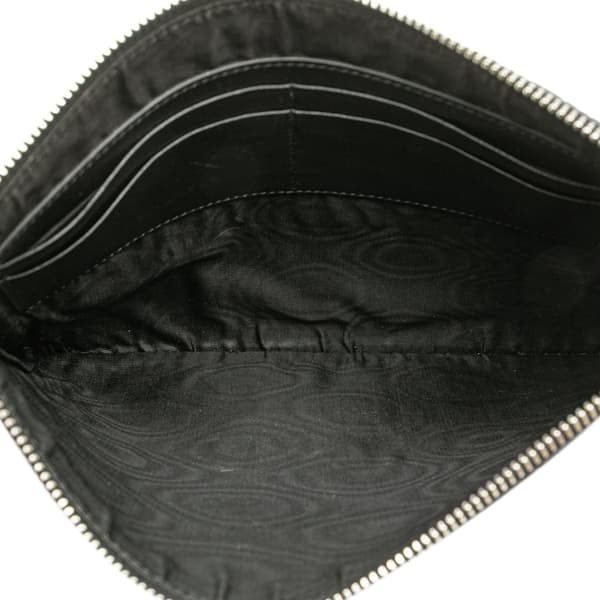 Pre-owned Gucci Microguccissima Clutch Black