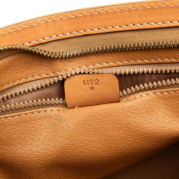 Pre-owned Celine Macadam Coated Canvas Clutch Brown