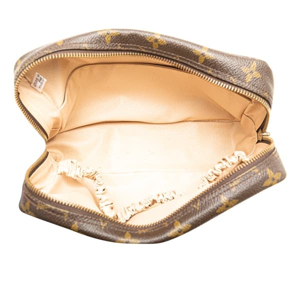 Pre-owned Louis Vuitton Monogram Trousse Toilette 23 Brown