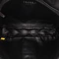 Miniatyrbillede 4 af 10: Pre-owned Chanel Reissue 2.55 Metallic Lambskin Roll Clutch Black