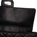 Miniatyrbillede 7 af 10: Pre-owned Chanel Reissue 2.55 Metallic Lambskin Roll Clutch Black