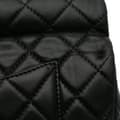 Miniatyrbillede 8 af 10: Pre-owned Chanel Reissue 2.55 Metallic Lambskin Roll Clutch Black