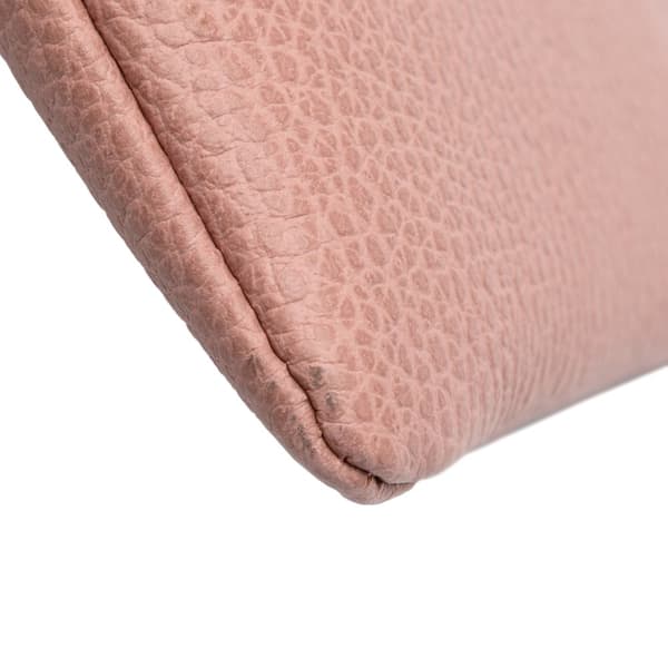 Pre-owned Gucci Calfskin Bamboo Clutch Pink