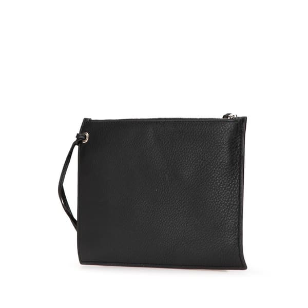 Pre-owned Balenciaga Leather Everyday Pouch Black