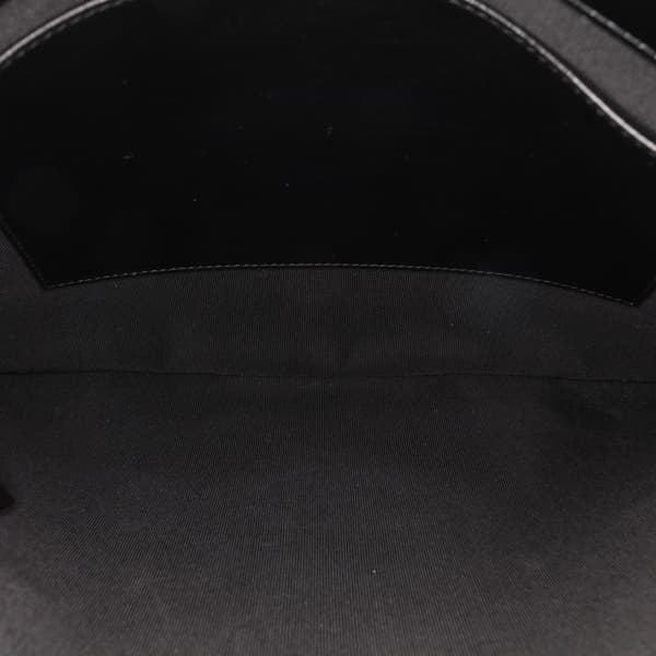 Pre-owned Chanel Paris Hamburg Chevron Lambskin Clutch Black