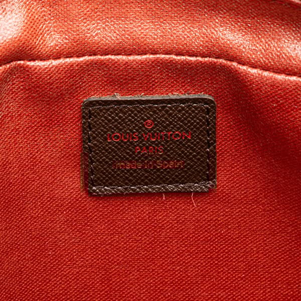 Pre-owned Louis Vuitton Damier Ebene Trousse Toilette 25 Brown