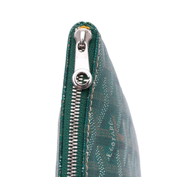 Pre-owned Goyard Goyardine Senat MM Green