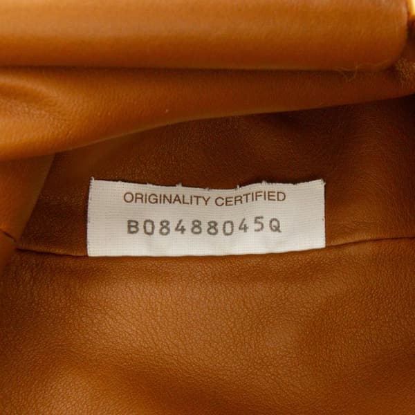 Pre-owned Bottega Veneta Lambskin The Pouch Brown
