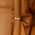 Miniatyrbillede 6 af 8: Pre-owned Bottega Veneta Lambskin The Pouch Brown