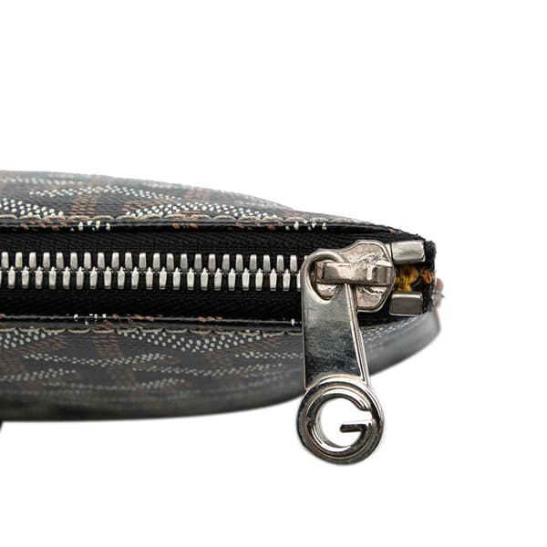 Pre-owned Goyard Goyardine Senat MM Black
