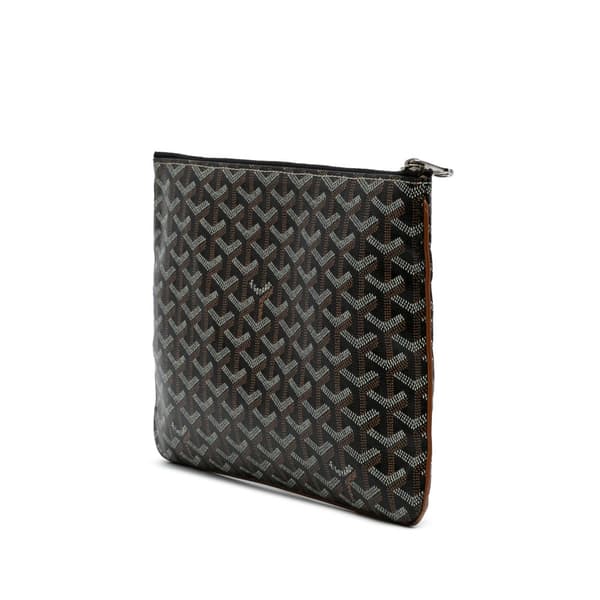 Pre-owned Goyard Goyardine Senat MM Black