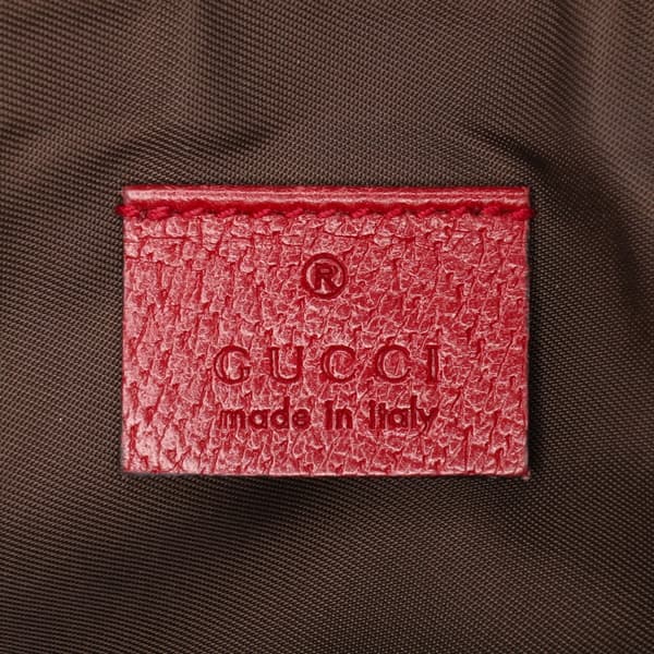 Pre-owned Gucci Large GG Supreme Tian Clutch Brown
