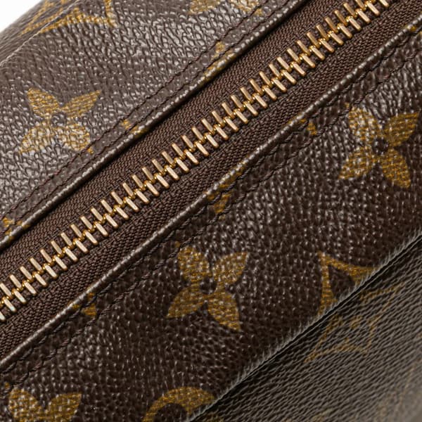 Pre-owned Louis Vuitton Monogram Trousse Toilette 28 Brown