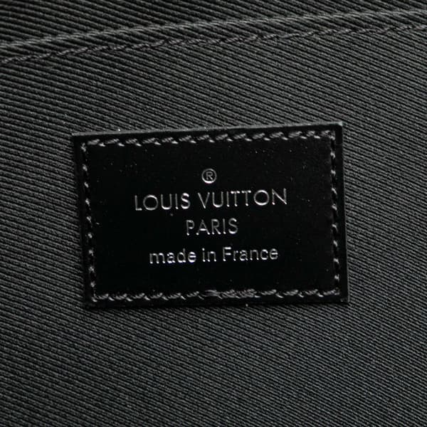 Pre-owned Louis Vuitton Damier Graphite Pochette Jour GM Black
