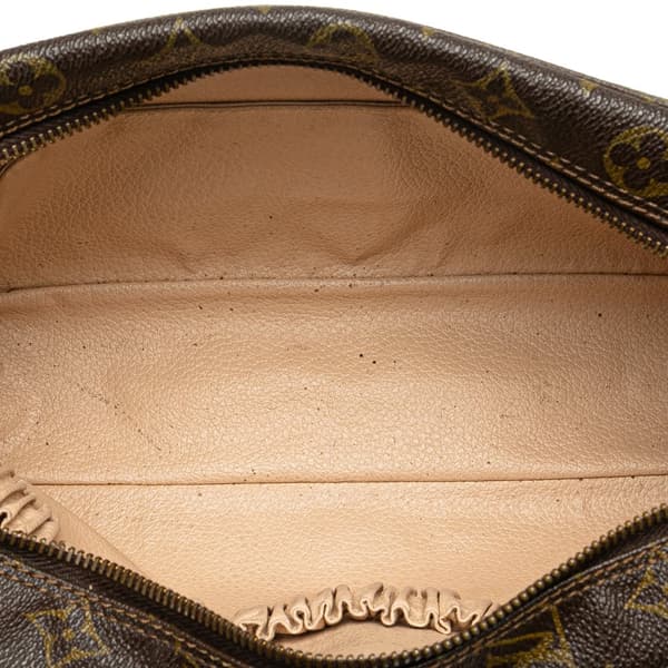 Pre-owned Louis Vuitton Monogram Trousse Toilette 28 Brown