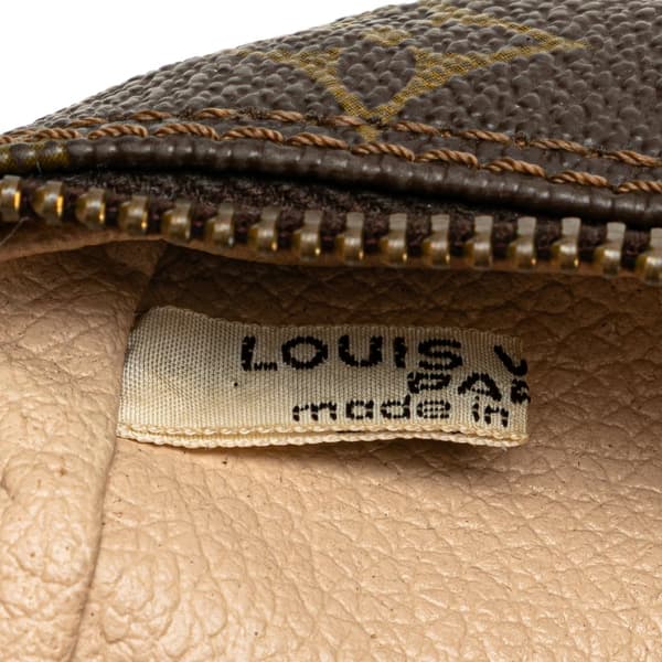 Pre-owned Louis Vuitton Monogram Trousse Toilette 28 Brown