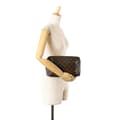 Miniatyrbild 10 av 10: Pre-owned Louis Vuitton Monogram Trousse Toilette 28 Brown