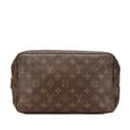 Miniatyrbild 1 av 10: Pre-owned Louis Vuitton Monogram Trousse Toilette 28 Brown
