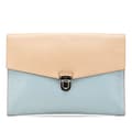 Pikkukuva 1 / 10: Pre-owned Prada Bicolor Saffiano Envelope Pushlock Clutch Blue
