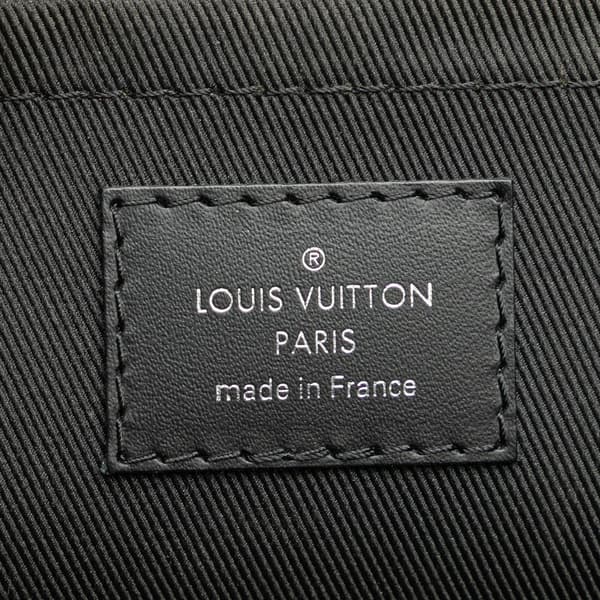 Pre-owned Louis Vuitton Monogram Eclipse Discovery Pochette GM Black