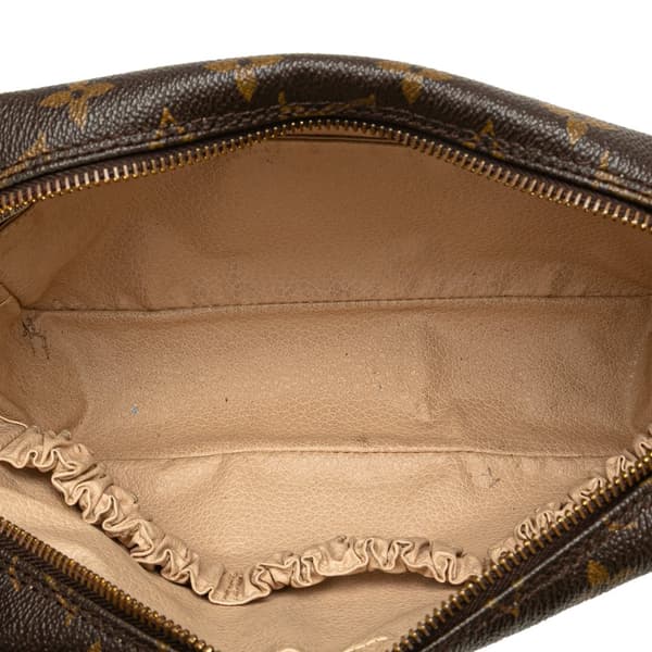Pre-owned Louis Vuitton Monogram Trousse Toilette 23 Brown