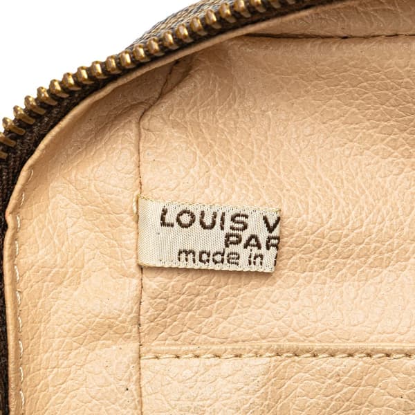 Pre-owned Louis Vuitton Monogram Trousse Toilette 23 Brown