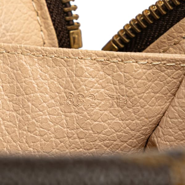 Pre-owned Louis Vuitton Monogram Trousse Toilette 23 Brown