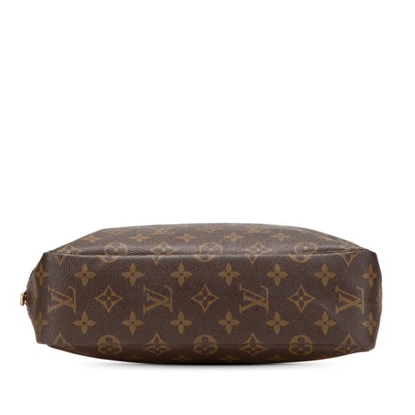 Pre-owned Louis Vuitton Monogram Trousse Toilette 28 Brown