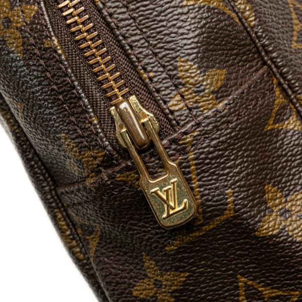 Pre-owned Louis Vuitton Monogram Trousse Toilette 28 Brown